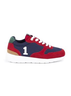 Zapatillas Hackett York Rojo para Niño