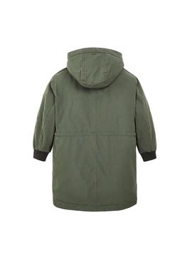 Parka Mayoral Forro Pelo Verde Para Niño