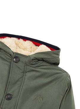 Parka Mayoral Forro Pelo Verde Para Niño