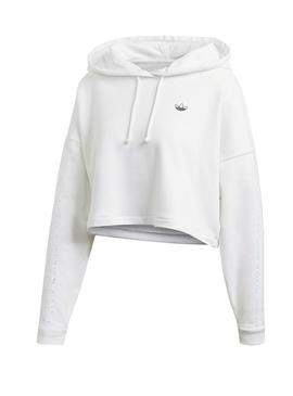 Sudadera Adidas Strass Blanco para Mujer