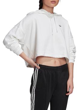 Sudadera Adidas Strass Blanco para Mujer