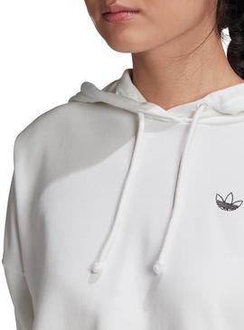 Sudadera Adidas Strass Blanco para Mujer