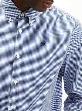 Camisa North Sails Vichy Azul para Hombre