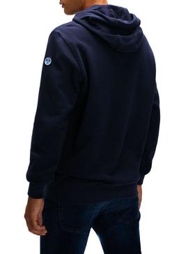 Sudadera North Sails Save Azul para Hombre