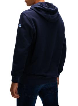 Sudadera North Sails Save Azul para Hombre