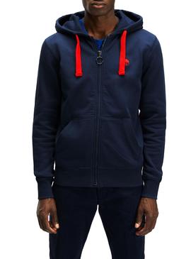 Sudadera North Sails Hooded Azul para Hombre