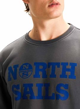 Sudadera North Sails Brand Gris para Hombre