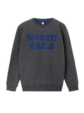 Sudadera North Sails Brand Gris para Hombre