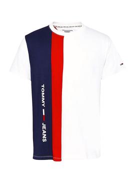 Camiseta Tommy Jeans Colorblock Vertical Hombre