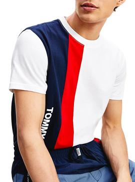 Camiseta Tommy Jeans Colorblock Vertical Hombre