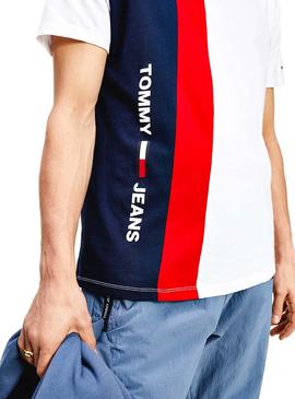 Camiseta Tommy Jeans Colorblock Vertical Hombre
