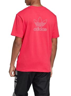 Camiseta Adidas BF Fucsia para Hombre