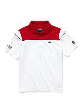 Polo Lacoste Kids DJ5722 Rojo