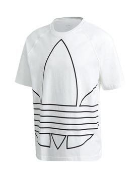 Camiseta Adidas Big Trefoil Blanco para Hombre