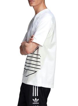 Camiseta Adidas Big Trefoil Blanco para Hombre