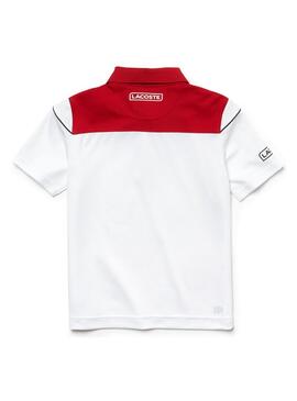 Polo Lacoste Kids DJ5722 Rojo