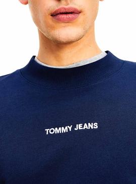 Sudadera Tommy Jeans Retro Colorblock Para Hombre