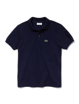 Polo Lacoste Básico Marino Para Niño 