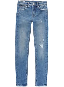 Pantalón Vaquero Pepe Jeans Pixlette Azul Niña