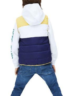 Chaleco Pepe Jeans Clover Acolchado Para Niño