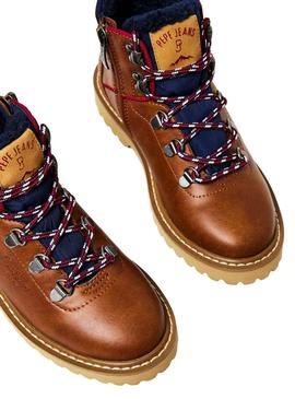 Botas Pepe  Jeans Leia Cognac Para Niño