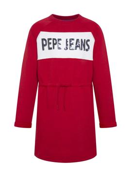 Vestido Pepe Jeans Aurora Rojo Para Niña