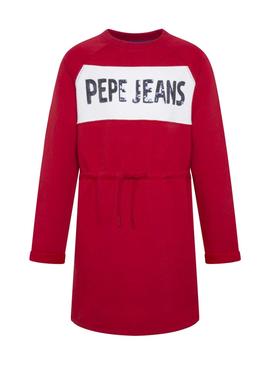 Vestido Pepe Jeans Aurora Rojo Para Niña