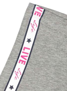 Legging Name It Vivian Text Gris Para Niña