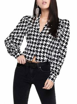Blusa Only Flossy Cuadros Para Mujer