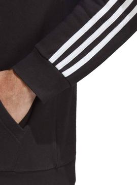 Sudadera Adidas 3 Stripes Negro para Hombre