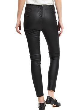 Legging Vila Vicommit Coated Negro de Mujer