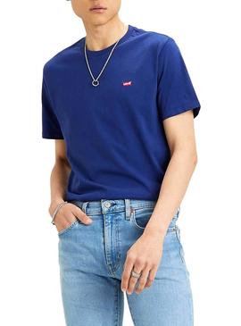 Camiseta Levis Basic Azul para Hombre