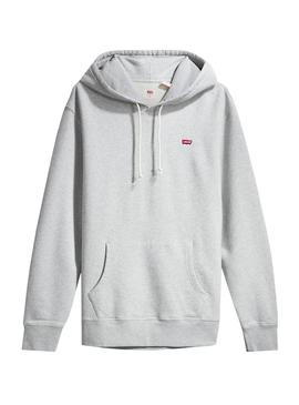 Sudadera Levis Basic Hoodie Gris para Hombre