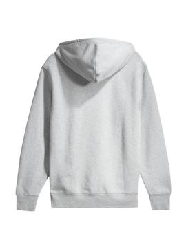 Sudadera Levis Basic Hoodie Gris para Hombre