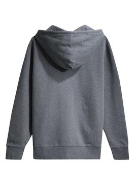 Sudadera Levis Zip Gris para Hombre