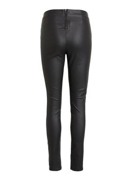 Legging Vila Vicommit Coated Negro de Mujer