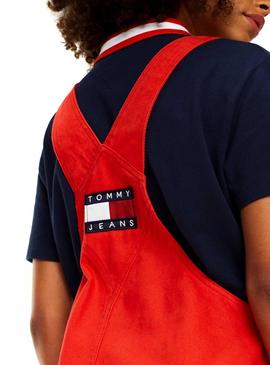 Peto Tommy Jeans Classic Rojo Mujer