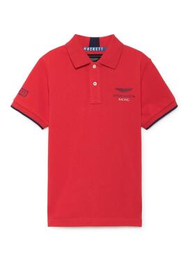 Polo Hackett AMR Solid Rojo