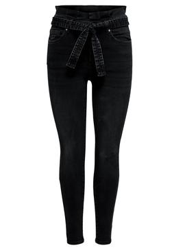 Pantalon Vaquero Only Hush Negro para Mujer