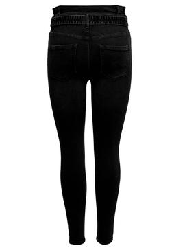 Pantalon Vaquero Only Hush Negro para Mujer