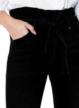 Pantalon Vaquero Only Hush Negro para Mujer