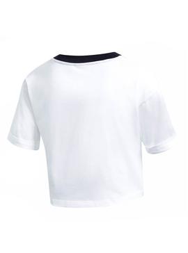 Camiseta Adidas Crop Blanco para Mujer