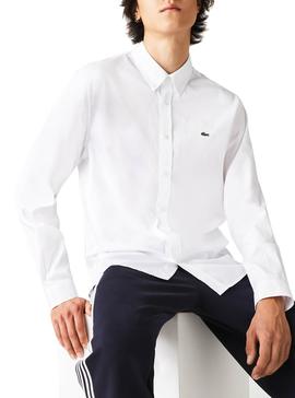 Camisa Lacoste Basic Blanco para Hombre