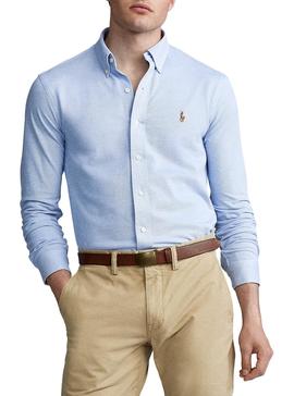 Camisa Polo Ralph Lauren Oxford Azul para Hombre