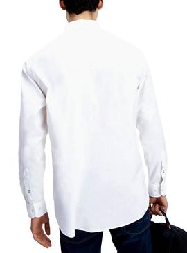 Camisa Tommy Hilfiger Oxford Blanco para Hombre