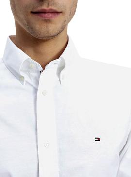 Camisa Tommy Hilfiger Oxford Blanco para Hombre