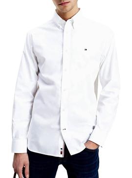 Camisa Tommy Hilfiger Oxford Blanco para Hombre