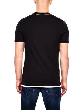 Camiseta G Star Raw Graphic Slim Negro para Hombre