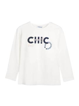 Camiseta Mayoral Chic Blanco para Niña