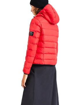 Cazadora Ecoalf Aspen Rojo para Mujer